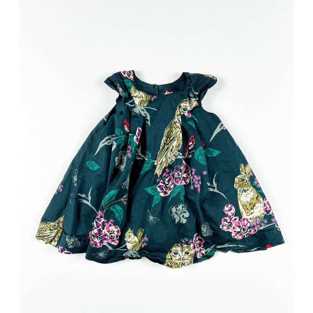 Tea Collection Caledonian Forest Holiday Dress Size 12-18 months - Picture 3 of 8